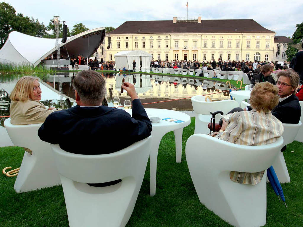 Ausgerichtet wurde das Sommerfest natrlich in der Residenz des Bundesprsidenten: Das Schloss Bellevue in Berlin.