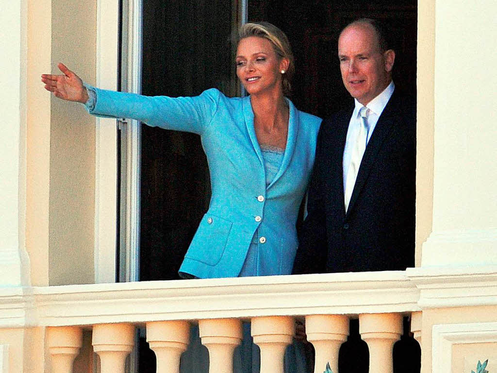 Die standesamtliche Trauung von Frst Albert II. von Monaco und Charlene Wittstock.