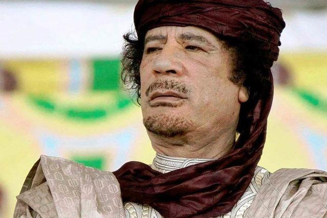 Gaddafi droht der Nato mit Anschlgen