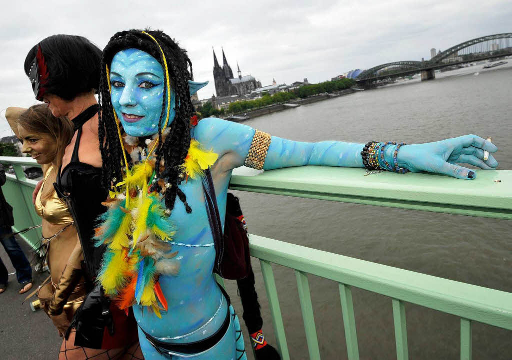 Kostmparade mit Toleranz-Botschaft: der Christopher Street Day in Kln