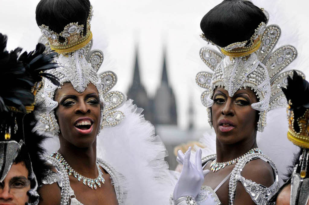 Kostmparade mit Toleranz-Botschaft: der Christopher Street Day in Kln