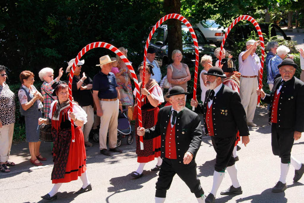 Mehr als 1000 Trachtentrger prsentierten sich am Sonntag beim Kreistrachtenfest in Mnstertal.