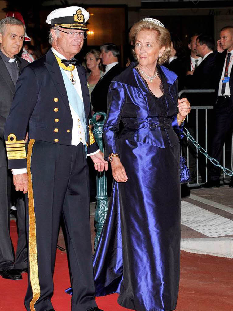 Schwedens König Carl XVI Gustaf und Belgiens Königin Paola Schwedens König Carl XVI Gustaf und Belgiens Königin Paola