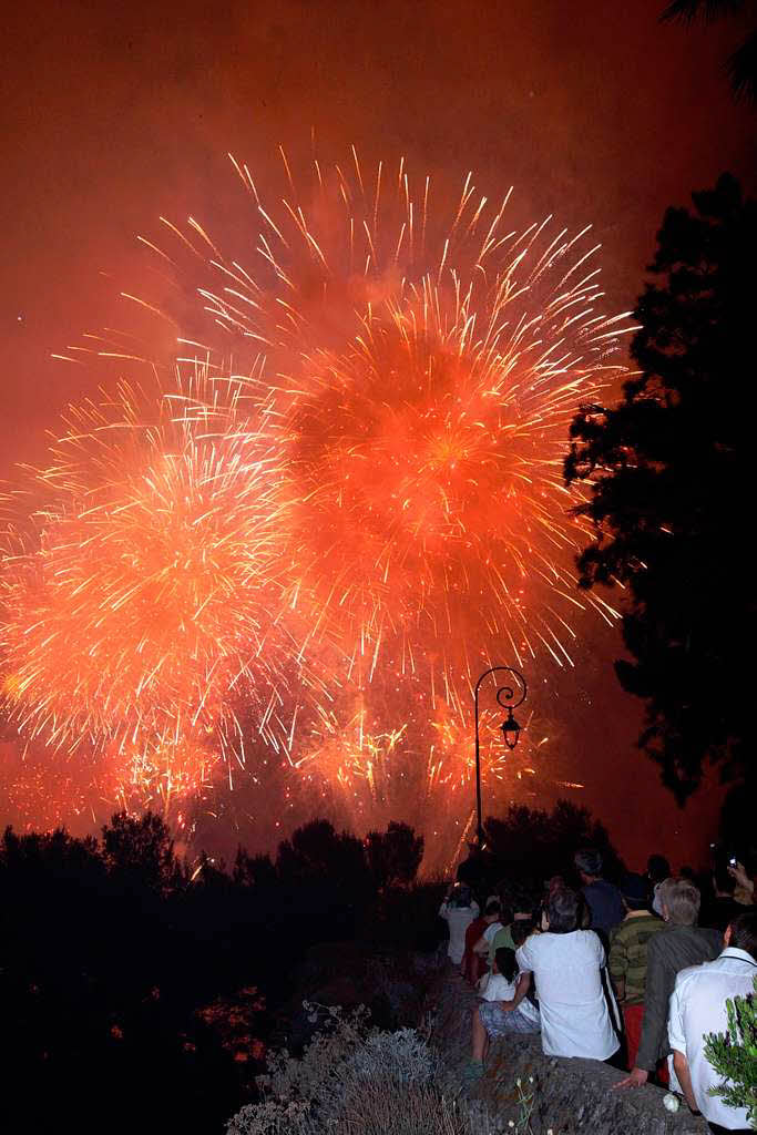 Hallo Volk, das Dinner ist zu Ende. Zum Dessert gab es ein Feuerwerk. Hallo Volk, das Dinner ist zu Ende. Zum Dessert gab es ein Feuerwerk.