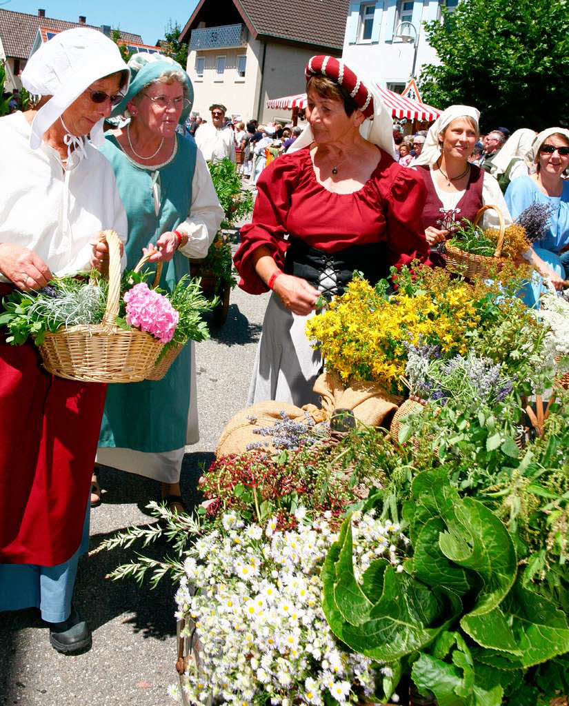 900 Jahre Dorfgeschichte Grafenhausen wurden beim Festumzug und in Themenhfen dargestellt.