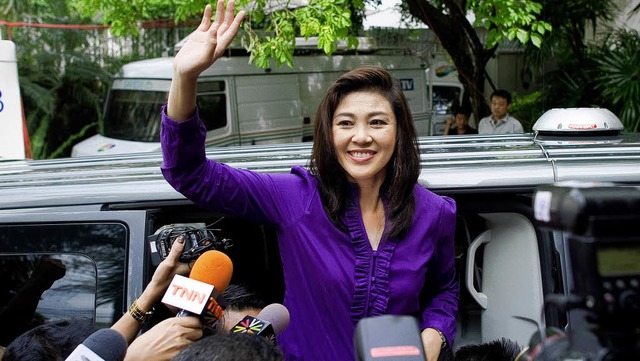 Wahlsiegerin Yingluck Shinawatra wird Thailands erste Regierungschefin.   | Foto: AFP