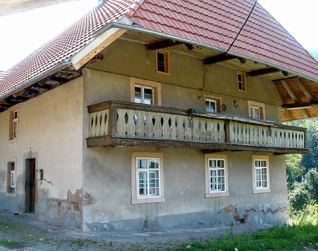 Wurde als Standort fr ein Museum oder...prochen: altes Bauernhaus in Malsburg.  | Foto: Rolf-Dieter Kanmacher