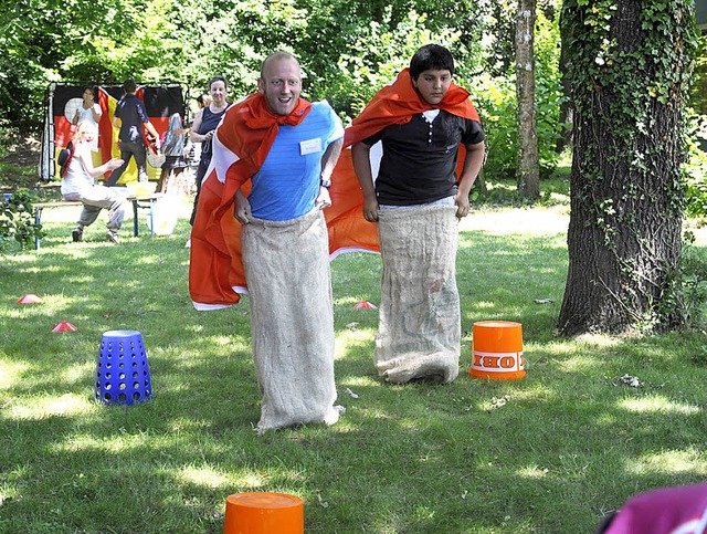 Spiel, Spa, Spannung herrschte beim S...ischen Jugendhilfe Kirschbumleboden.   | Foto: Volker Mnch