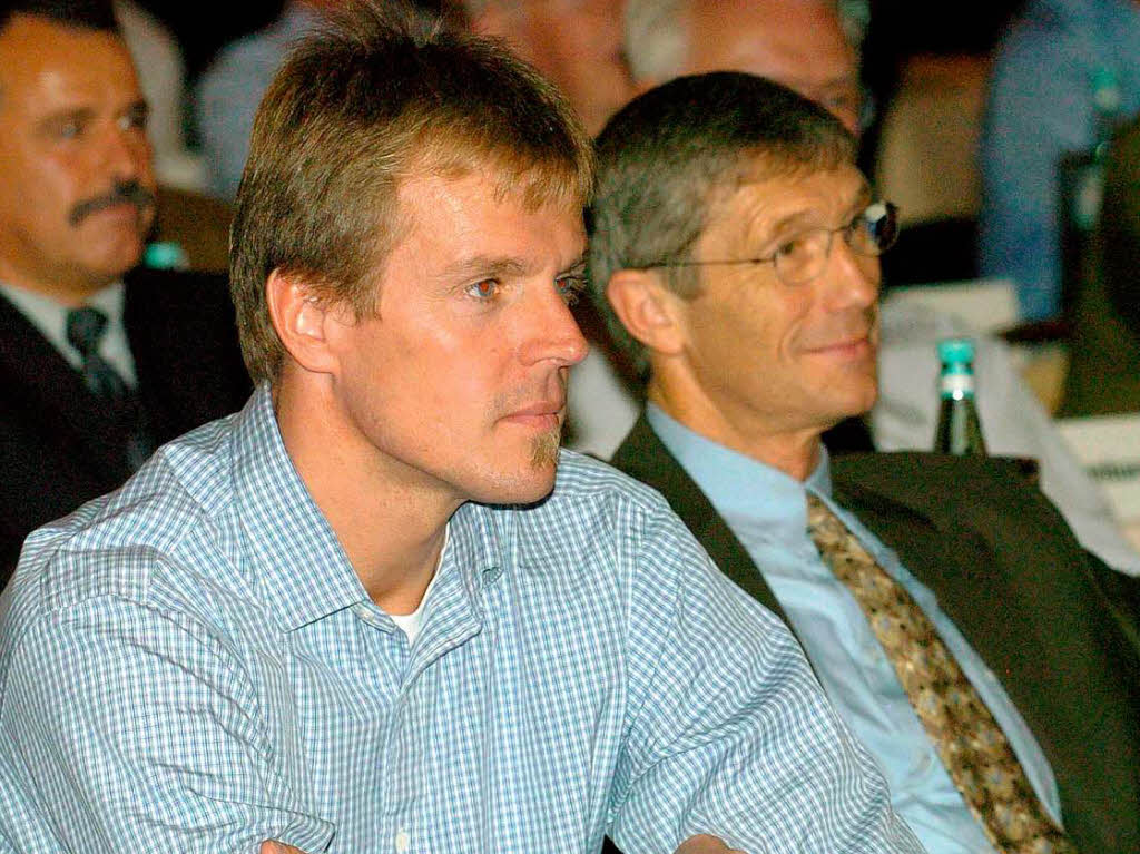 3. Oktober 2005: Auf dem DHB-Bundestag mit Armin Emrich.