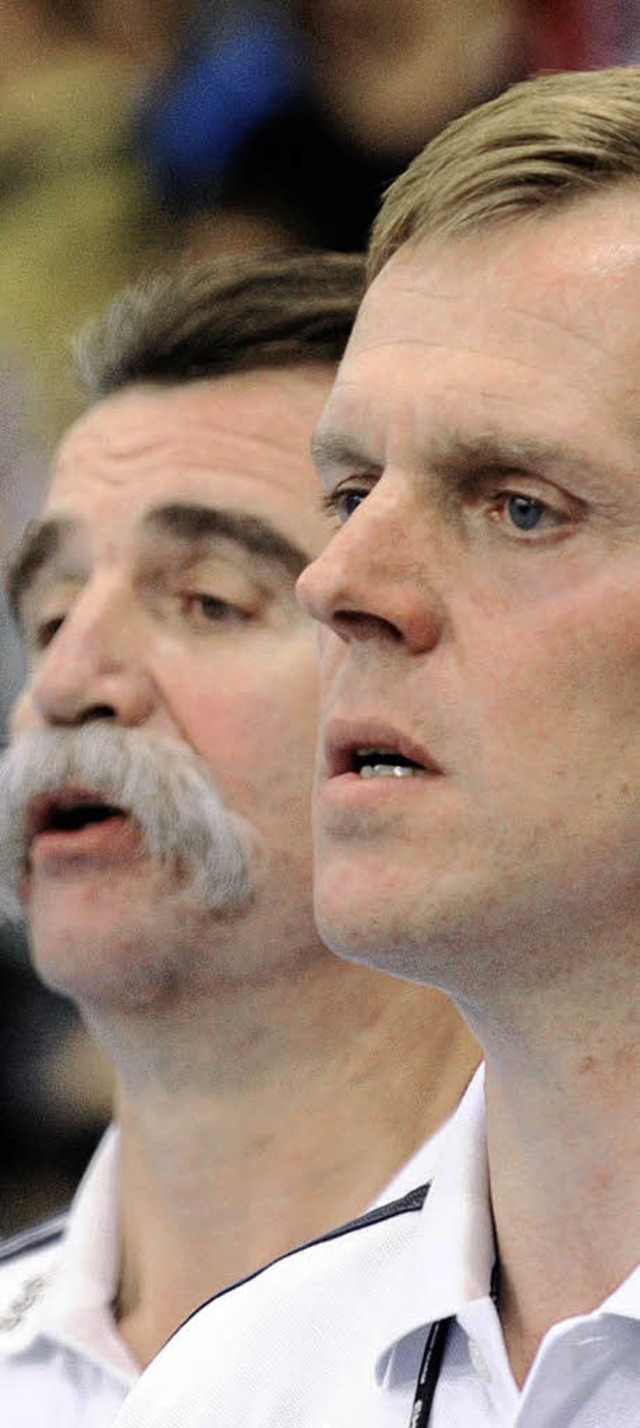 Nach sieben Jahren als Assistent von H...Martin Heuberger (rechts) Cheftrainer.  | Foto: Michael heuberger