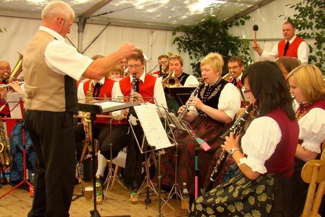 Fotos: Blasmusik in Obermettingen