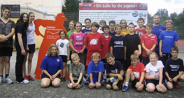 Gro war das Engagement der jungen Handballer beim Camp in Kenzingen.   | Foto: BZ