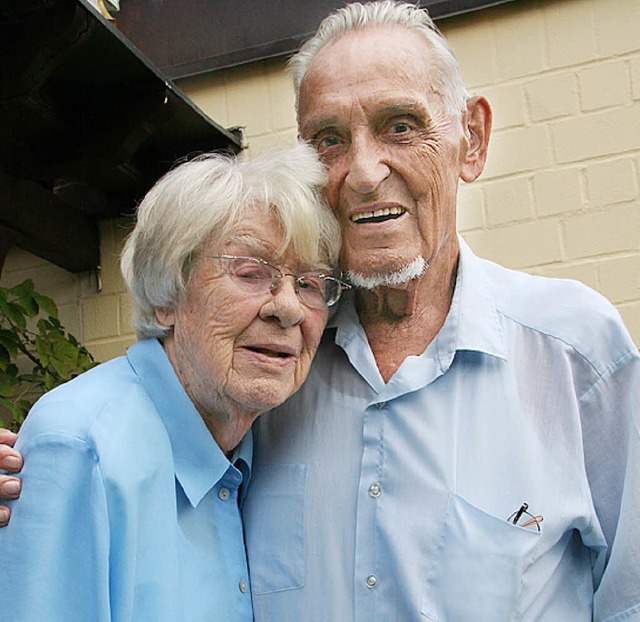 Eiserne Hochzeit feiern Karl-Heinz und Irmgard Rttel.   | Foto: M. Jung