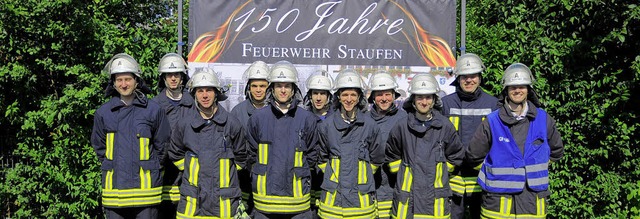 Junge Feuerwehrmnner errangen bei den...ises das silberne Leistungsabzeichen.   | Foto: privat