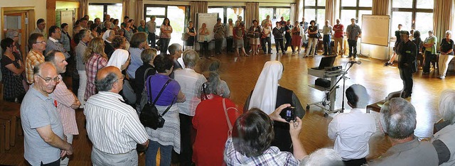 Vertreter von neun Pfarrgemeinden von Lahr bis Schuttertal lernten sich kennen.   | Foto: bz