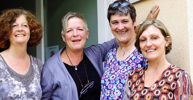 Marianne Staiger-Dold, Mieke Nizet, So...tmann und Gabriele Frank (von links).   | Foto: Martina David-Wenk