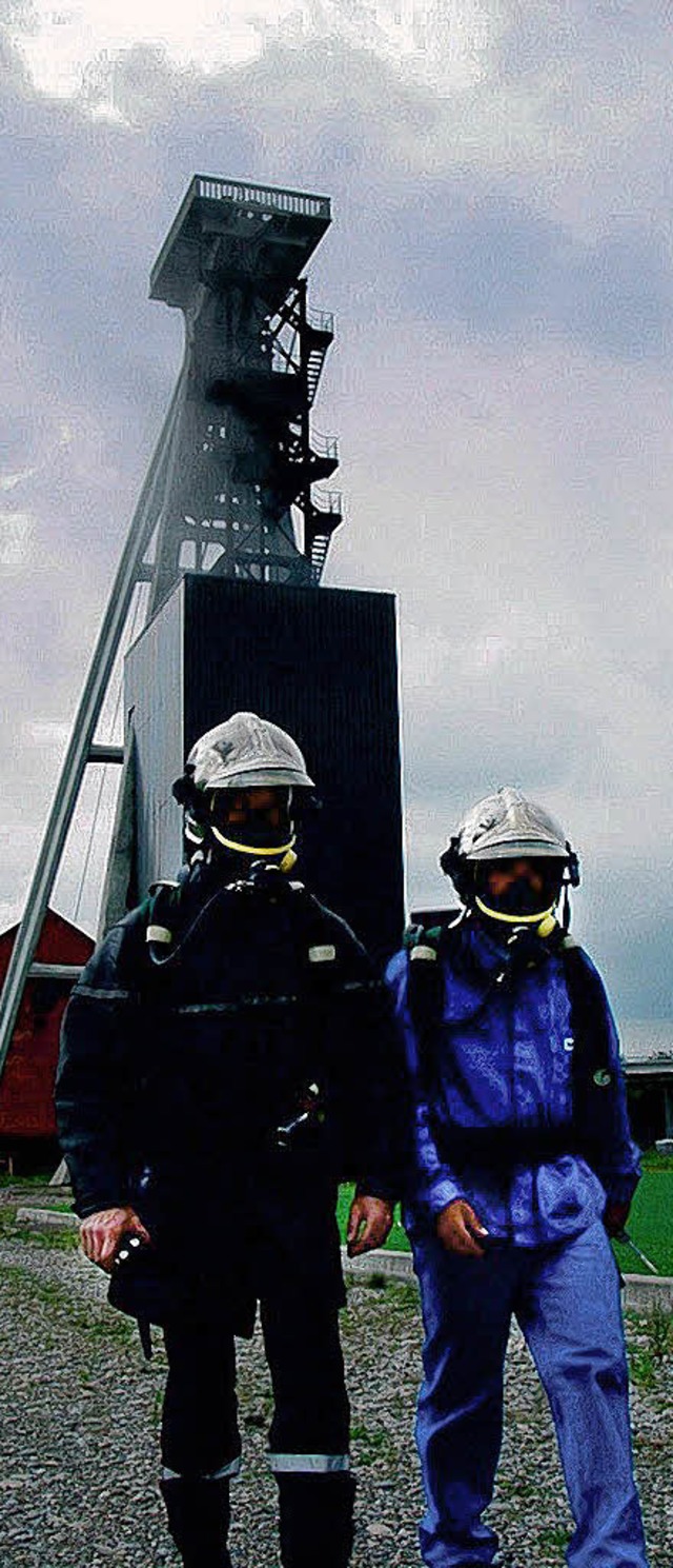 Wochenlang nicht zu lschen: Der unterirdische Brand 2002   | Foto: BZ