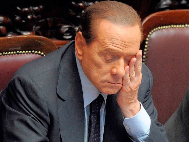 Berlusconi ist mde.  | Foto: dpa