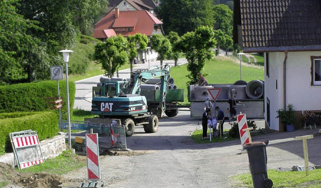 Die Sanierungsarbeiten am Frauenschchle in Friedenweiler haben begonnen.   | Foto: Liane Schilling