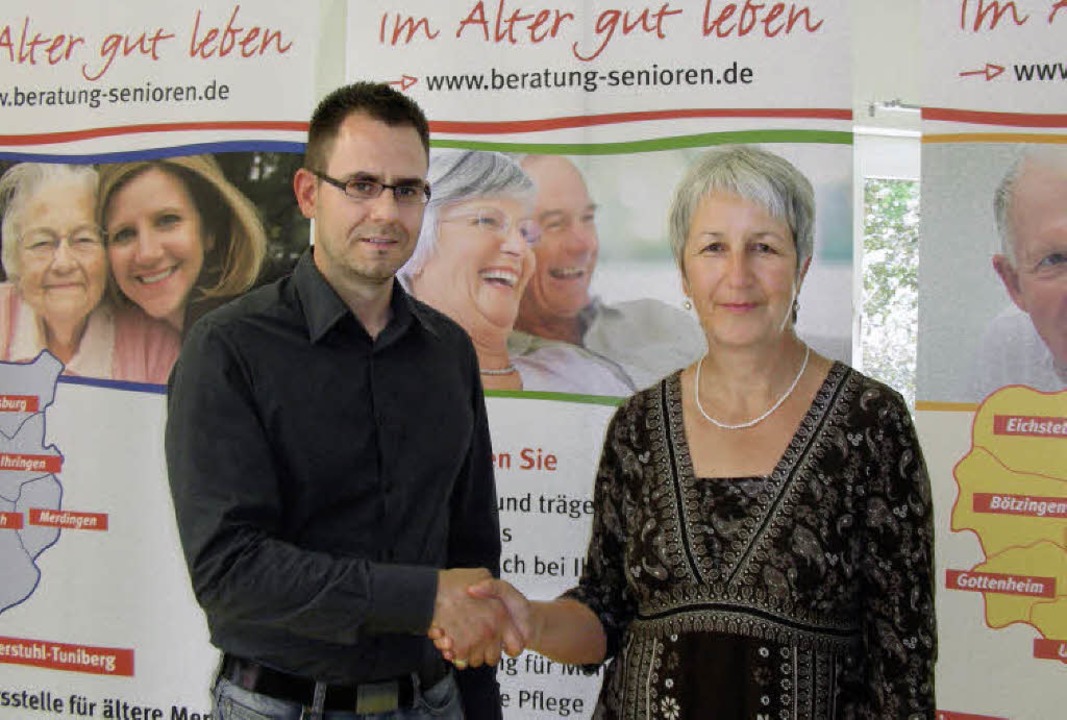 Nachfolgerin von Markus Rauh als Leite...-Tuniberg ist Hadwig Storch (rechts).   | Foto: mario schneberg