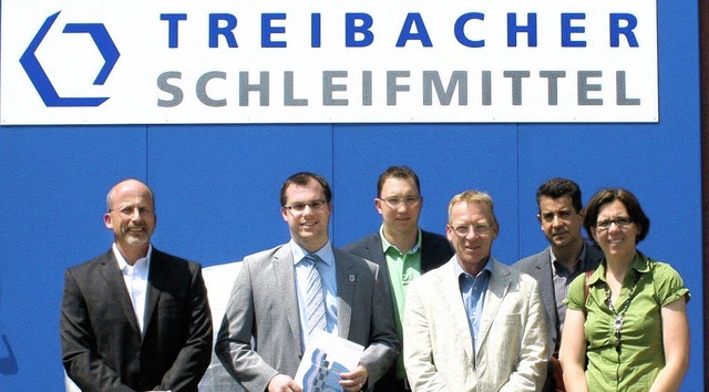 Treibacher Schleifmittel informiert Ve...Obermann (Wirtschaftsregion Sdwest).   | Foto: BZ