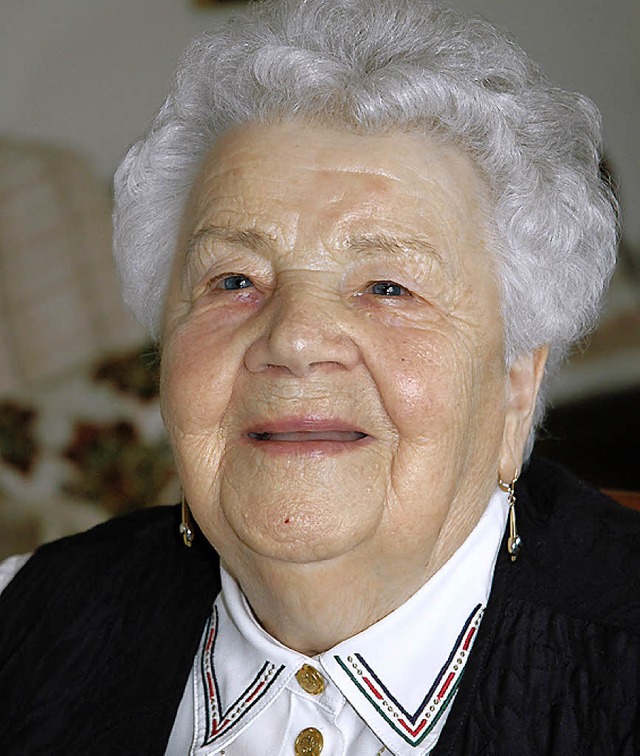 Starb im Alter von 96 Jahren, Frida Brotz.   | Foto: Archivfoto: Brigitte Chymo