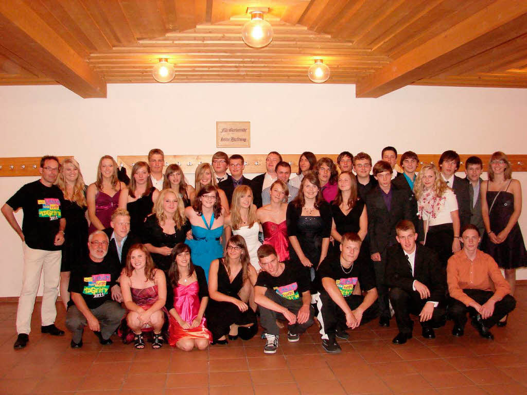 Gruppenbild mit Klassenlehrern.