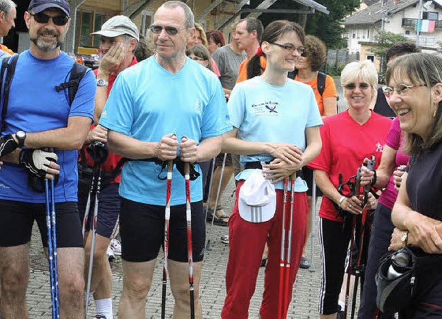 Zum fnften Mal lud der Skiclub Wehr d... Landschaft rund um Wehr zu bewandern.  | Foto: kerckhoff