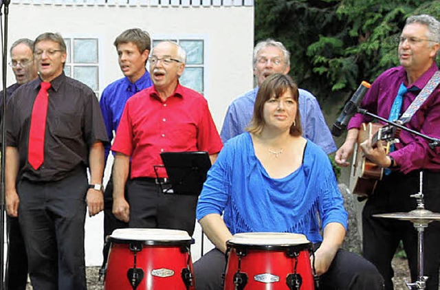 Imitierten ein Gewitter: Voice Collection aus Emmendingen.  | Foto: Dagmar Barber