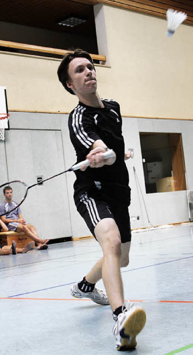 Neuer Jugendmeister der Badminton-Abte...des TV Bad Sckingen, Raphael Dinauer.  | Foto: Witwicki