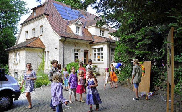 Spielen kam nicht zu kurz beim Jubilum des Kinderhauses St. Raphael.   | Foto: Thomas Kunz