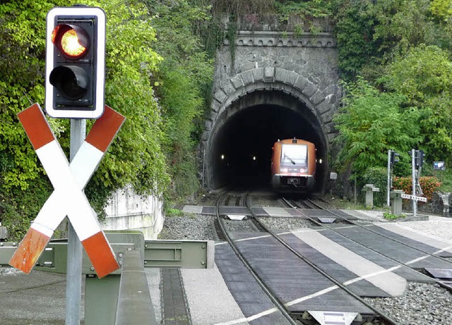 Die technischen Problem einer Elektrif...nsteintunnel &#8211; scheinen lsbar.   | Foto: Saskia Baumgartner