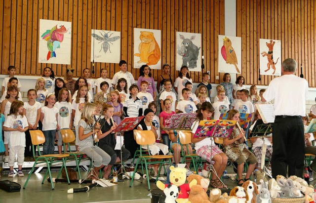 Das Ergebnis der Musik-Pdagogik prse...z beim &#8222;musischen Abend&#8220;.   | Foto: DEcoux-Kone