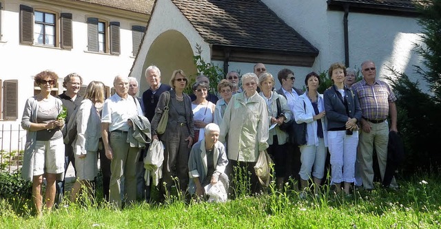 Besuch der &#8222;Amis du Chateau et d...20; bei dem Verein Staufener Stadtbild  | Foto: Privat