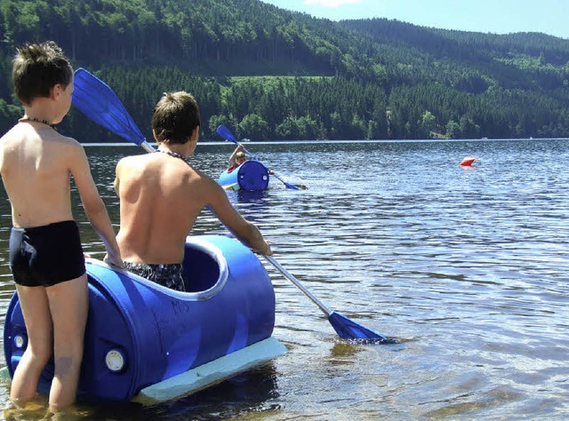 Spiel und Spa fr einen guten Zweck s... sich zum Wettbewerb an der Seebhne.   | Foto: Markus Straub