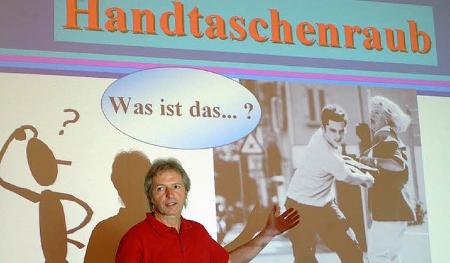 Handtaschenraub ist kein Kavaliersdeli...erletzt&quot;, berichtete Walter Roth.  | Foto: christine Speckner