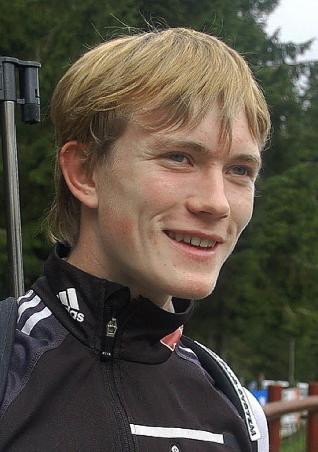 Junioren-Staffelweltmeister Benedikt D...urde beim MTB-Sommerbiathlon Zweiter.   | Foto: Junkel