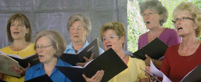 Der Kammerchor Rheinfelden sang im Vacono Dome.   | Foto: Ingrid Arndt