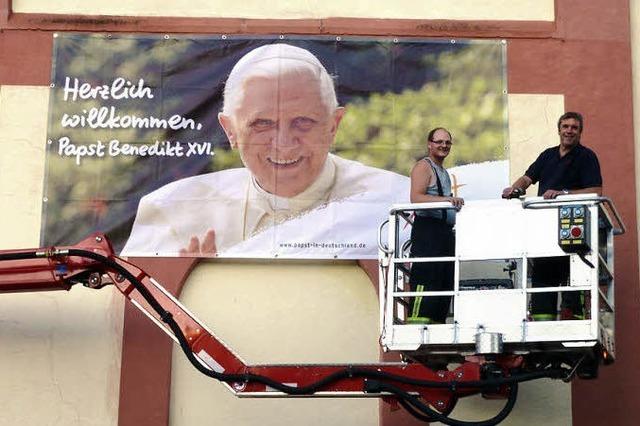 Freude auf Papst-Besuch wächst noch langsam