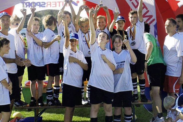 &#8222;Bei unserem ersten  Fuballcamp...ndum gelungenen Sportevent in Binzen.   | Foto: privat