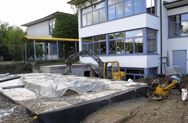 An der  Schlchttal-Schule in hlingen...zentrale Hackschnitzelheizung gebaut.   | Foto: Wilfried Dieckmann