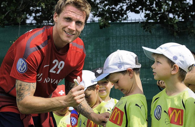 &#8222;Alle sind freundlich&#8220;: Ne...oslav Kovac fhlt sich wohl in Basel.   | Foto: Meinrad Schn