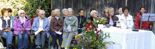 Mit einem Festgottesdienst feierte die...d-Chrle setzte musikalische Akzente.   | Foto: Karla Scherer