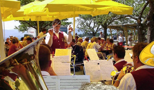 Beim ersten Musikantentag auf dem Balt...itt auch der Musikverein Oberhof auf.   | Foto: chymo