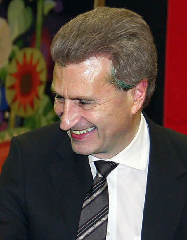 Gnther Oettinger   | Foto: Mahro