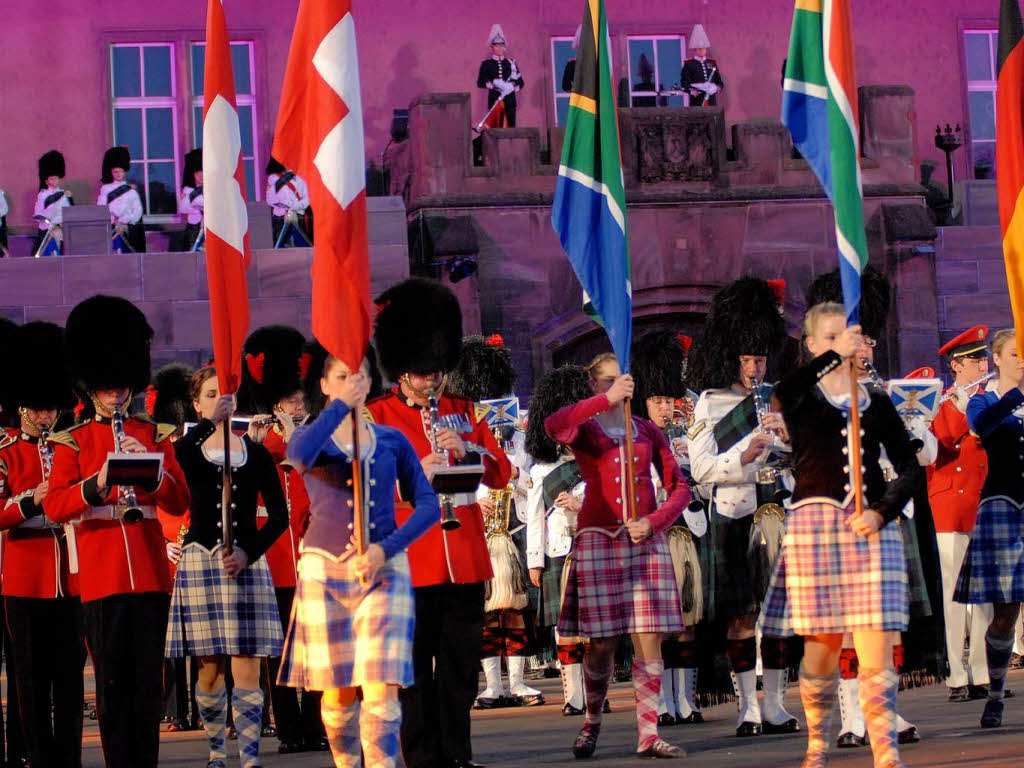 Impressionen vom Basel Tattoo 2011