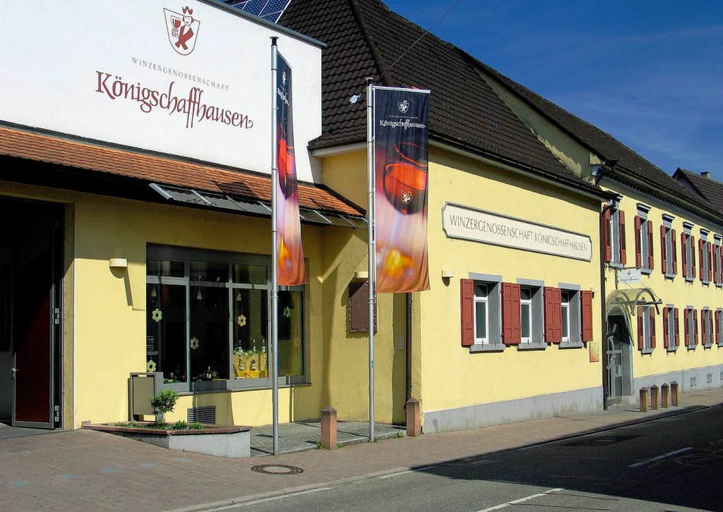Die Winzergenossenschaft in Königschaffhausen.  | Foto: Hans-Peter Ziesmer