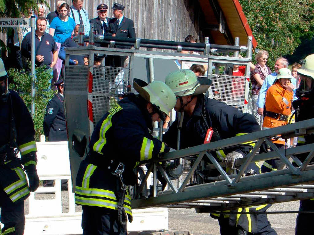 Das 50 jhrige Bestehen der  Feuerwehr Ebnet wurde gebhrend gefeiert.