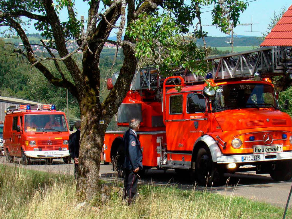 Das 50 jhrige Bestehen der  Feuerwehr Ebnet wurde gebhrend gefeiert.