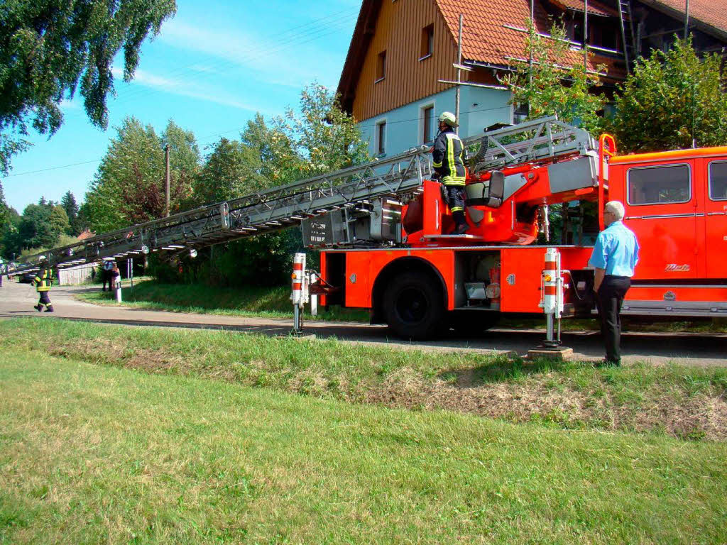 Das 50 jhrige Bestehen der  Feuerwehr Ebnet wurde gebhrend gefeiert.